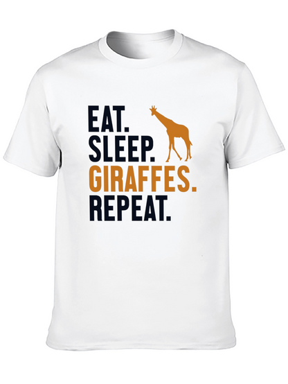 Eat Sleep Giraffes Repeat T-Shirt