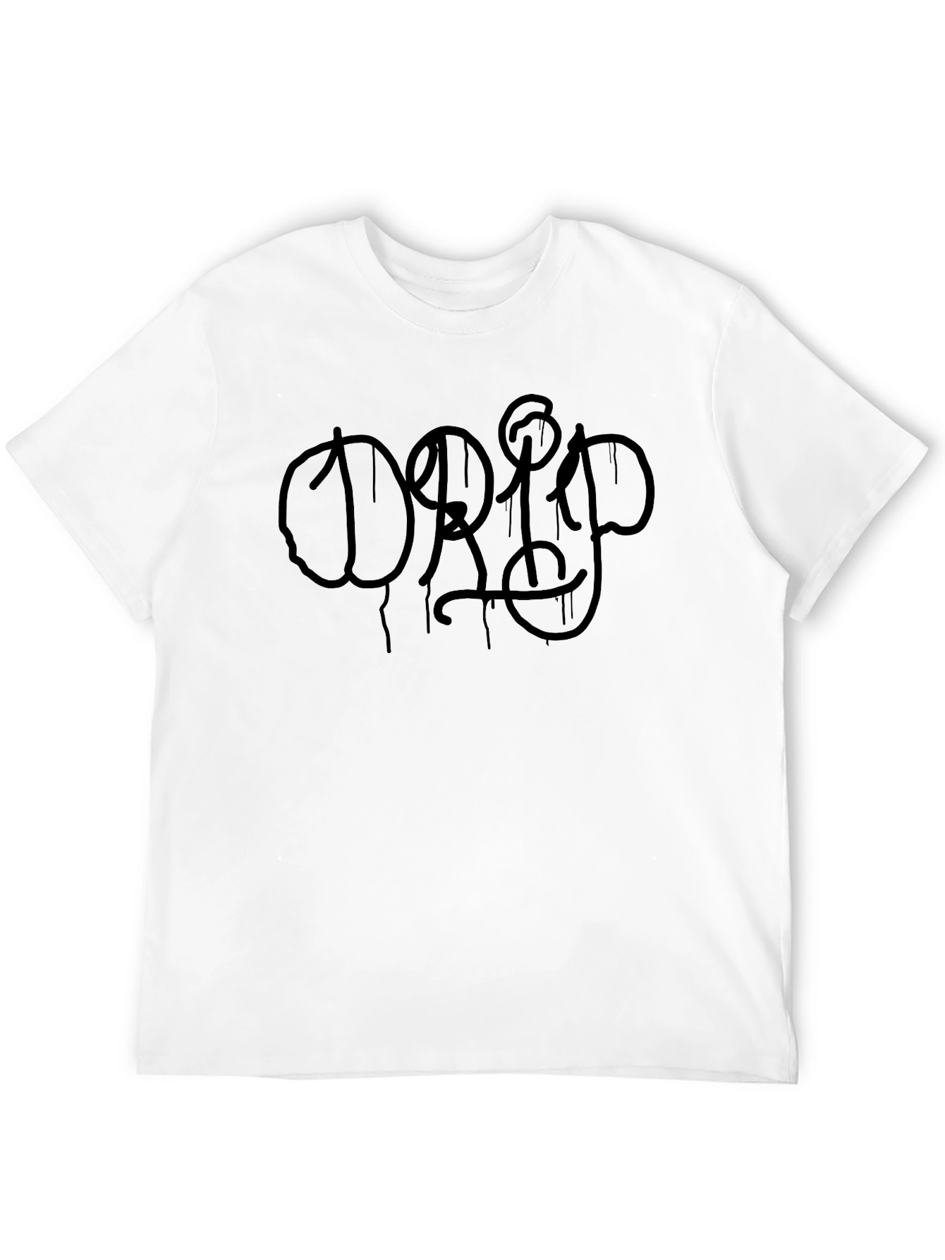 Black Graphic Tee - DRIP Design