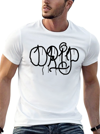 Black Graphic Tee - DRIP Design