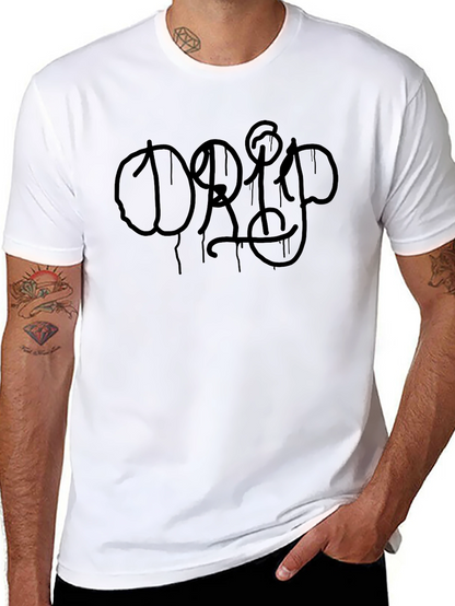 Black Graphic Tee - DRIP Design