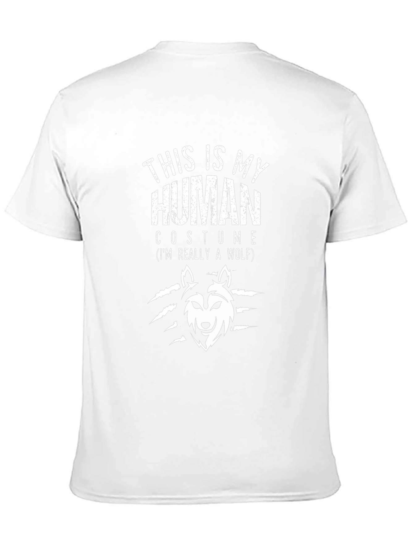This Is My Human Costume Wolf Graphic Novelty T-Shirt