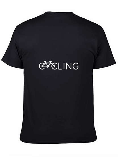 Cycling T-Shirt - Black Graphic Tee