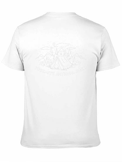 Yosemite National Park Black Graphic Tee