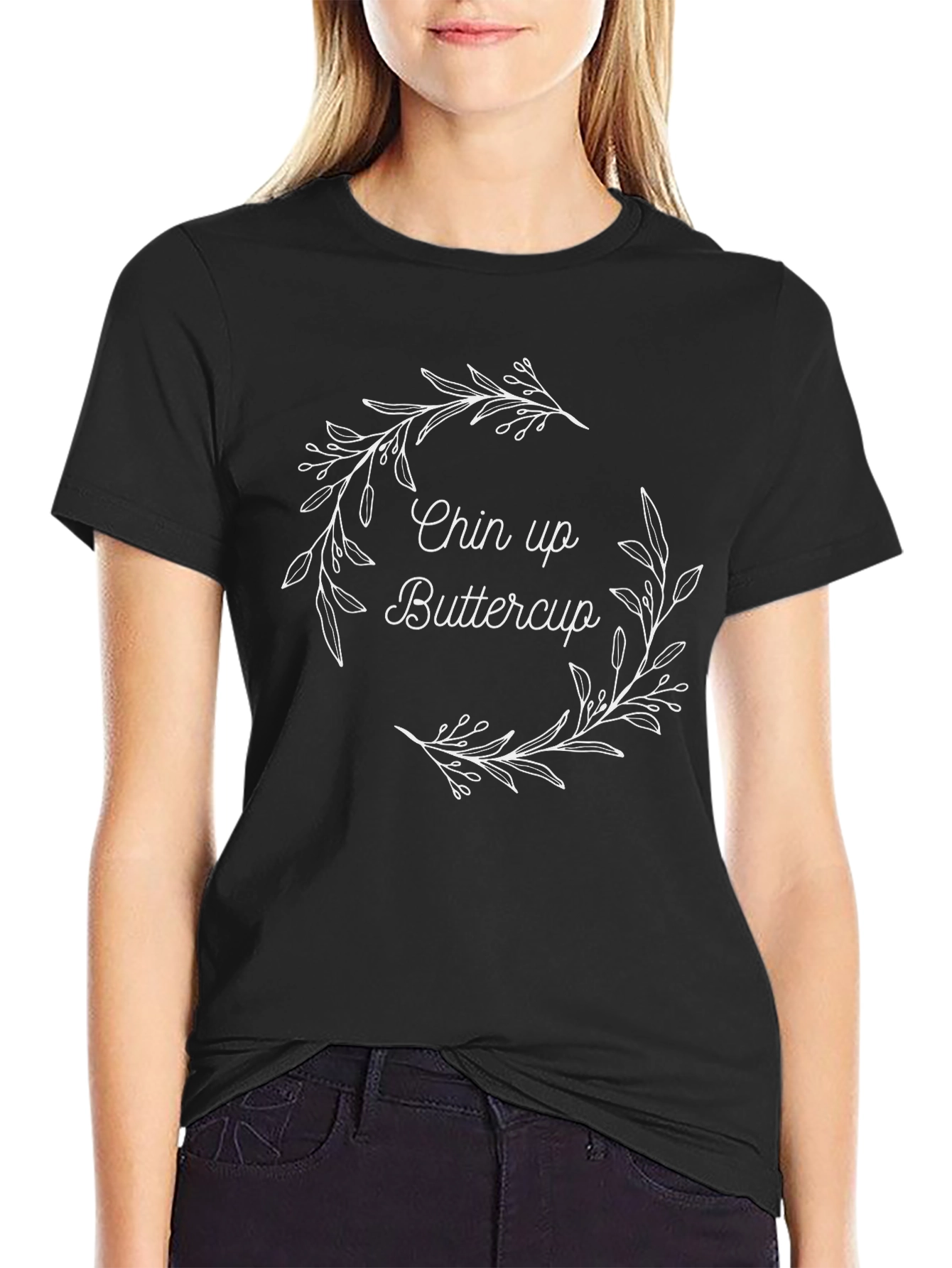 Chin Up Buttercup Graphic Tee