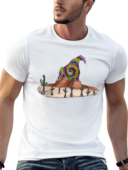 Desert Witch Hat T-Shirt - Halloween Cactus