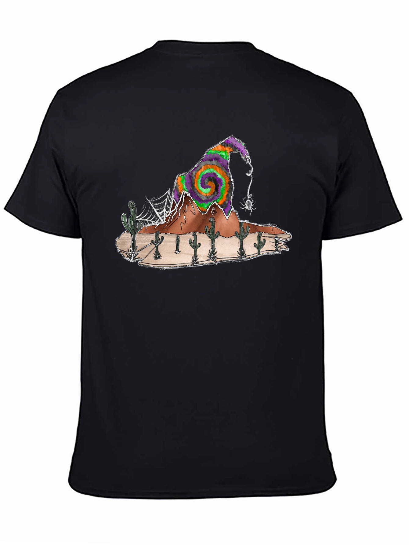 Desert Witch Hat T-Shirt - Halloween Cactus