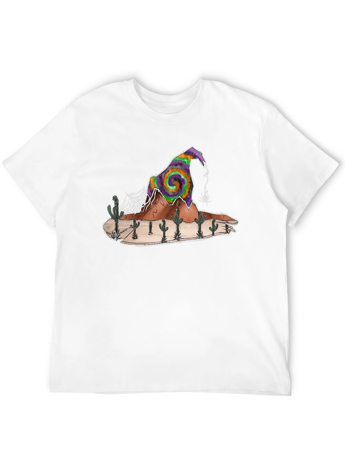 Desert Witch Hat T-Shirt - Halloween Cactus