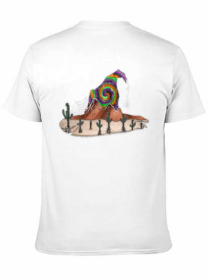 Desert Witch Hat T-Shirt - Halloween Cactus