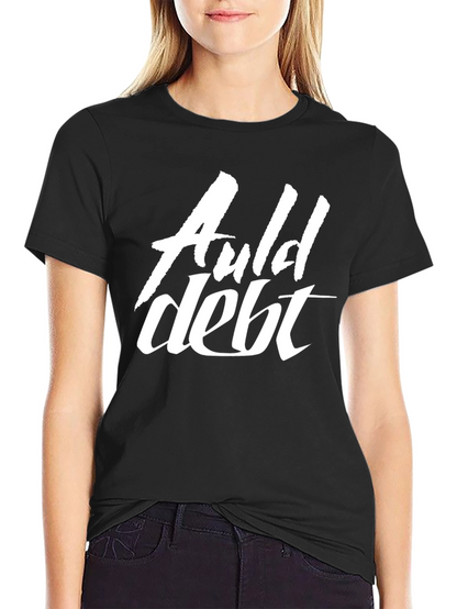 Auld Debt T-Shirt - Classic Black Tee