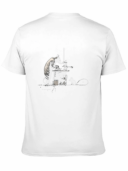 Banksy Rat Chemist T-Shirt - Black