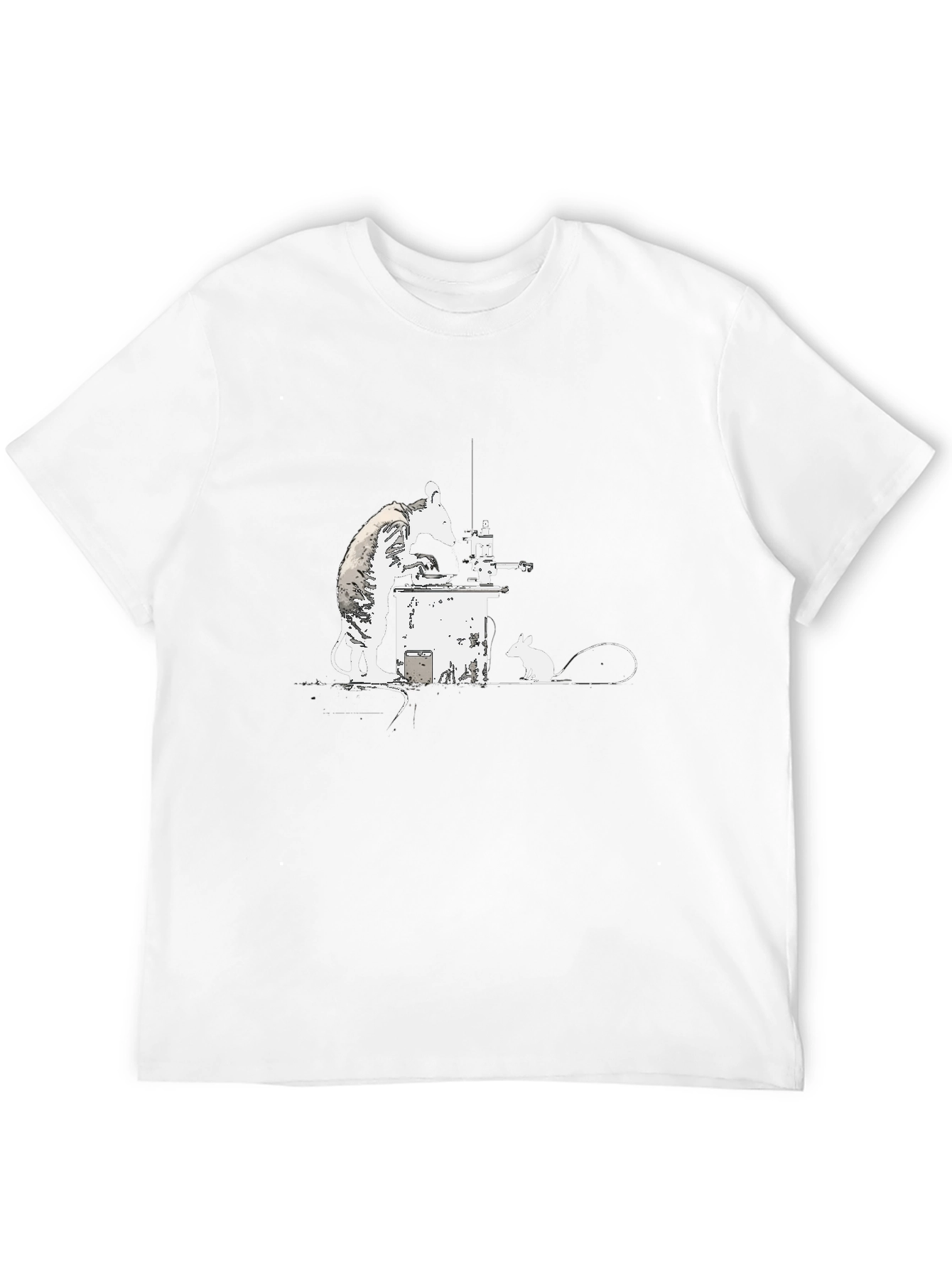 Banksy Rat Chemist T-Shirt - Black