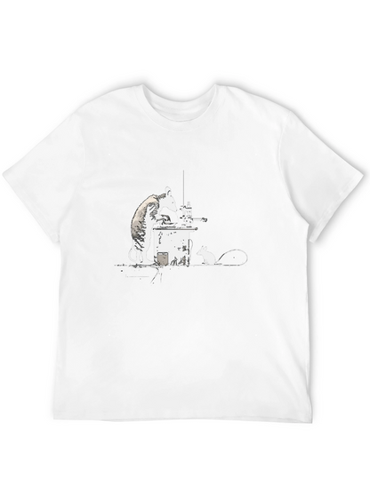 Banksy Rat Chemist T-Shirt - Black