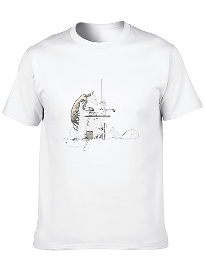 Banksy Rat Chemist T-Shirt - Black