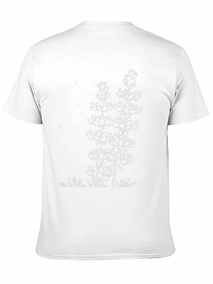 Floral Graphic Tee - Black