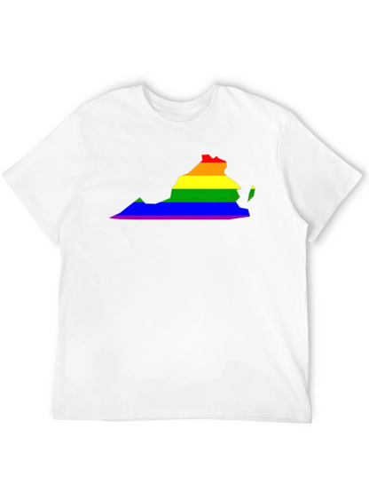 Virginia Pride LGBTQ+ Rainbow State T-Shirt