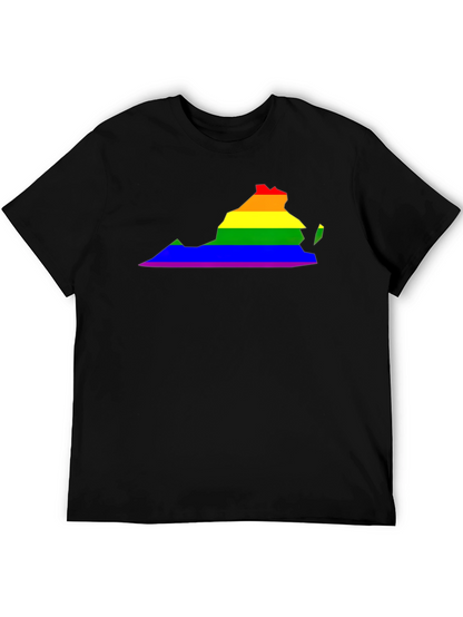Virginia Pride LGBTQ+ Rainbow State T-Shirt