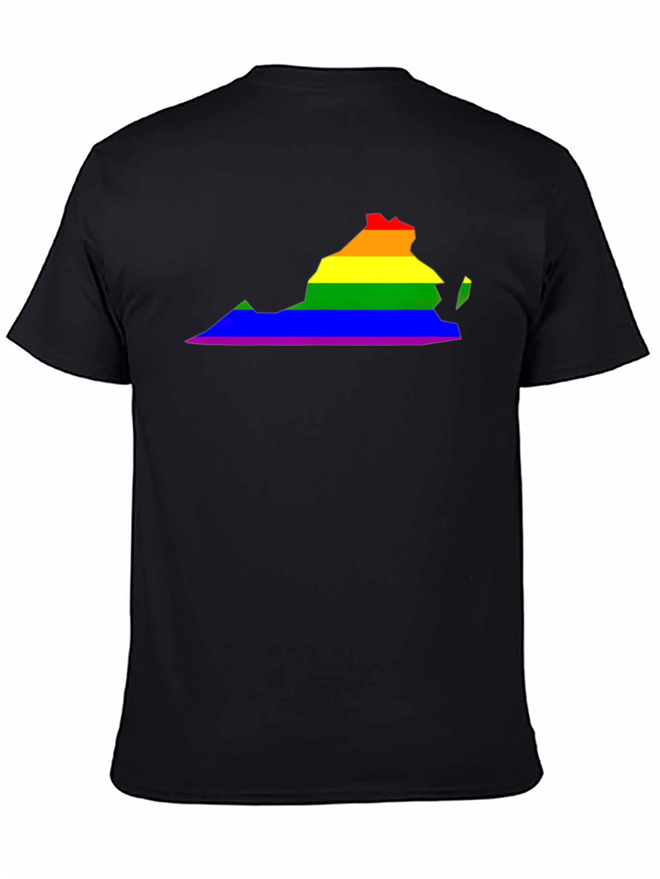 Virginia Pride LGBTQ+ Rainbow State T-Shirt
