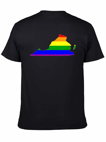 Virginia Pride LGBTQ+ Rainbow State T-Shirt
