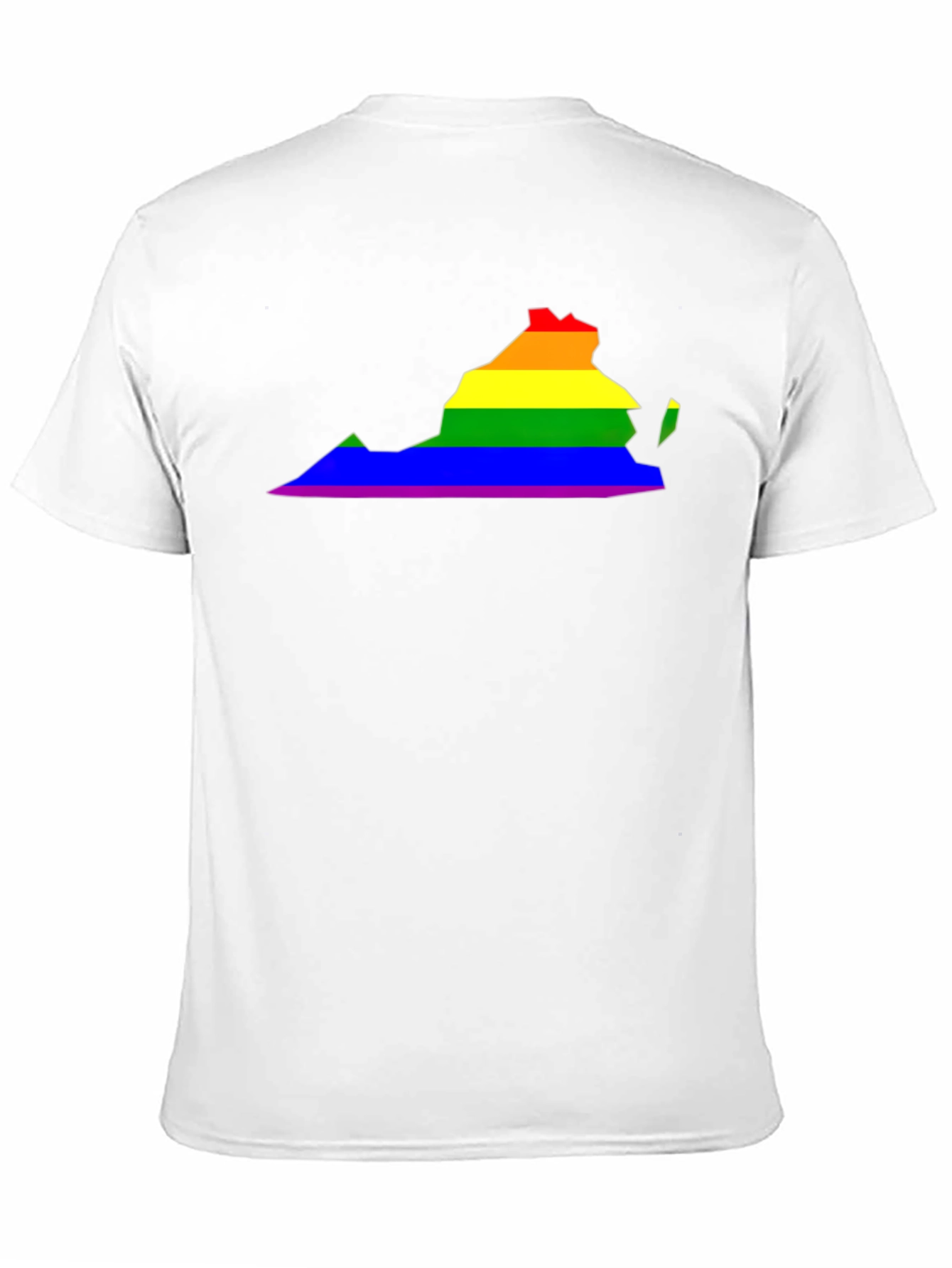 Virginia Pride LGBTQ+ Rainbow State T-Shirt
