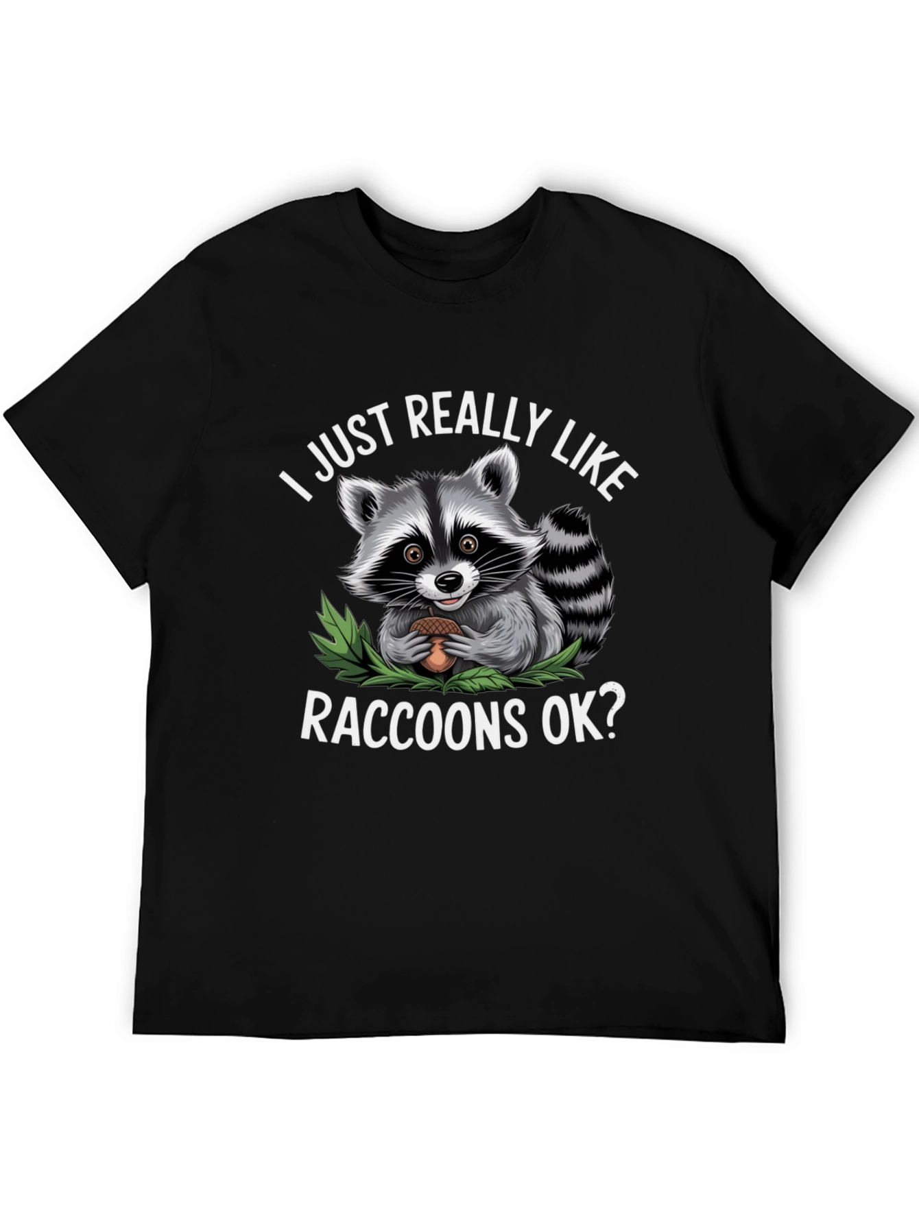 Raccoon Lover T-Shirt - Cute Animal Tee