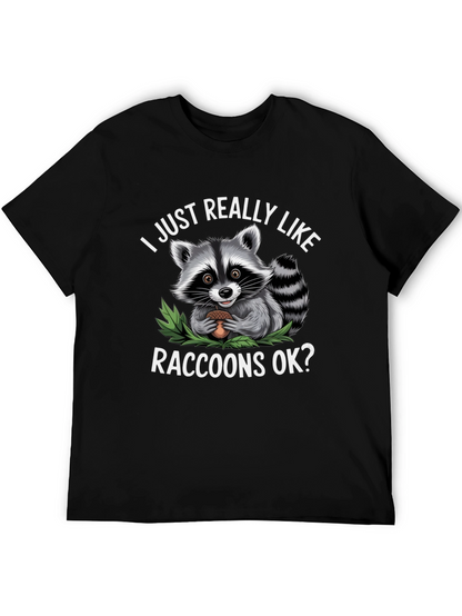 Raccoon Lover T-Shirt - Cute Animal Tee