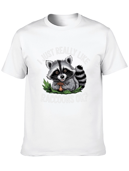 Raccoon Lover T-Shirt - Cute Animal Tee