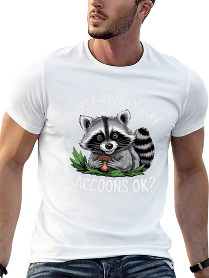 Raccoon Lover T-Shirt - Cute Animal Tee