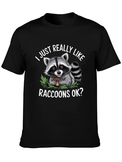 Raccoon Lover T-Shirt - Cute Animal Tee