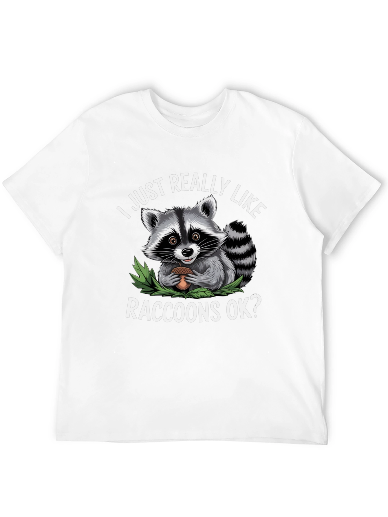 Raccoon Lover T-Shirt - Cute Animal Tee