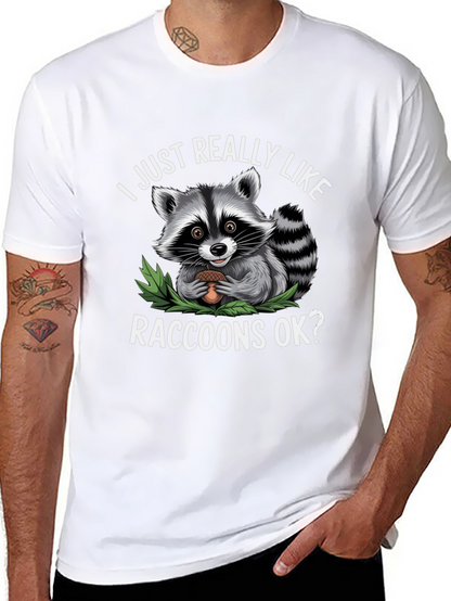 Raccoon Lover T-Shirt - Cute Animal Tee
