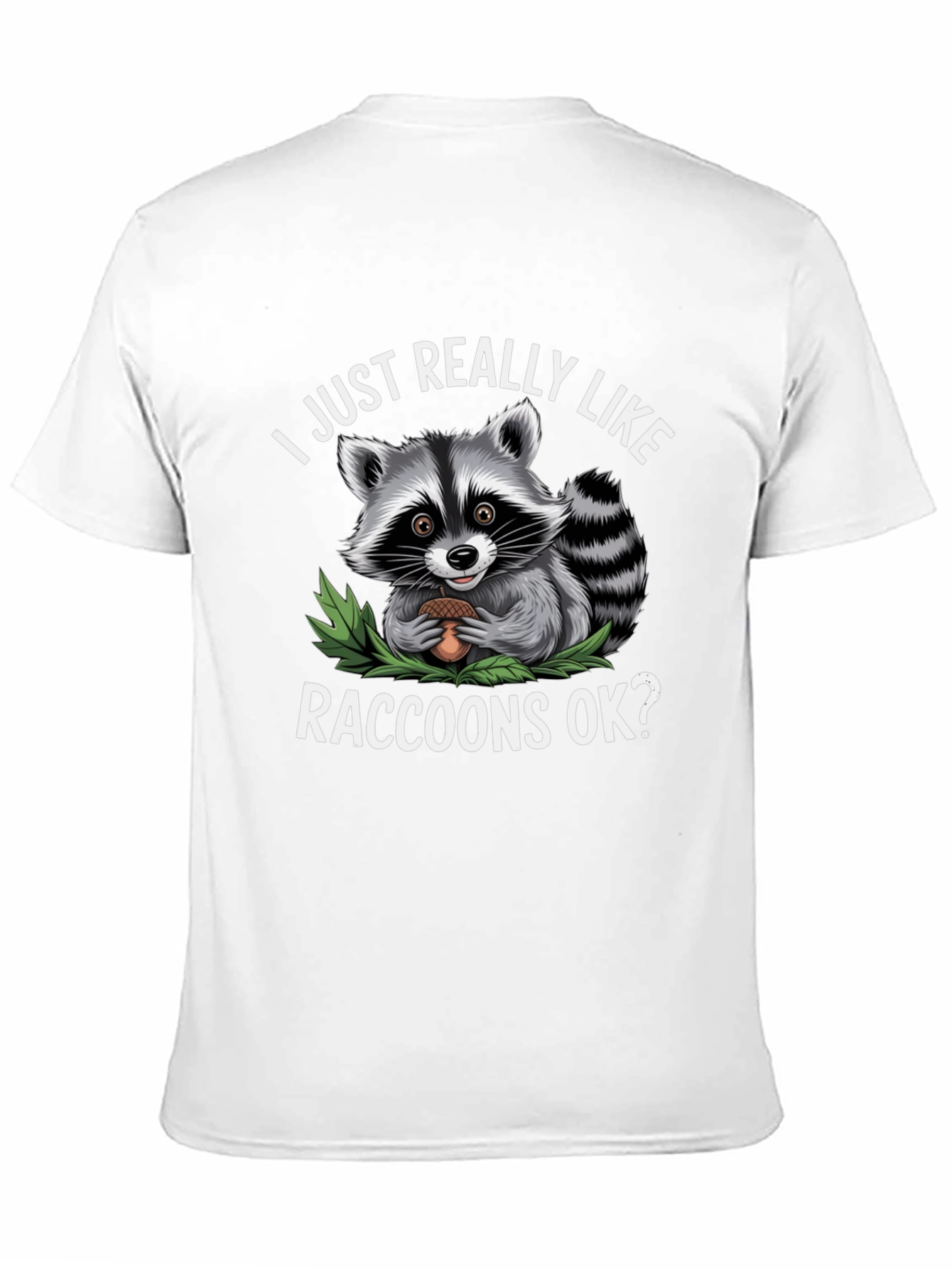 Raccoon Lover T-Shirt - Cute Animal Tee