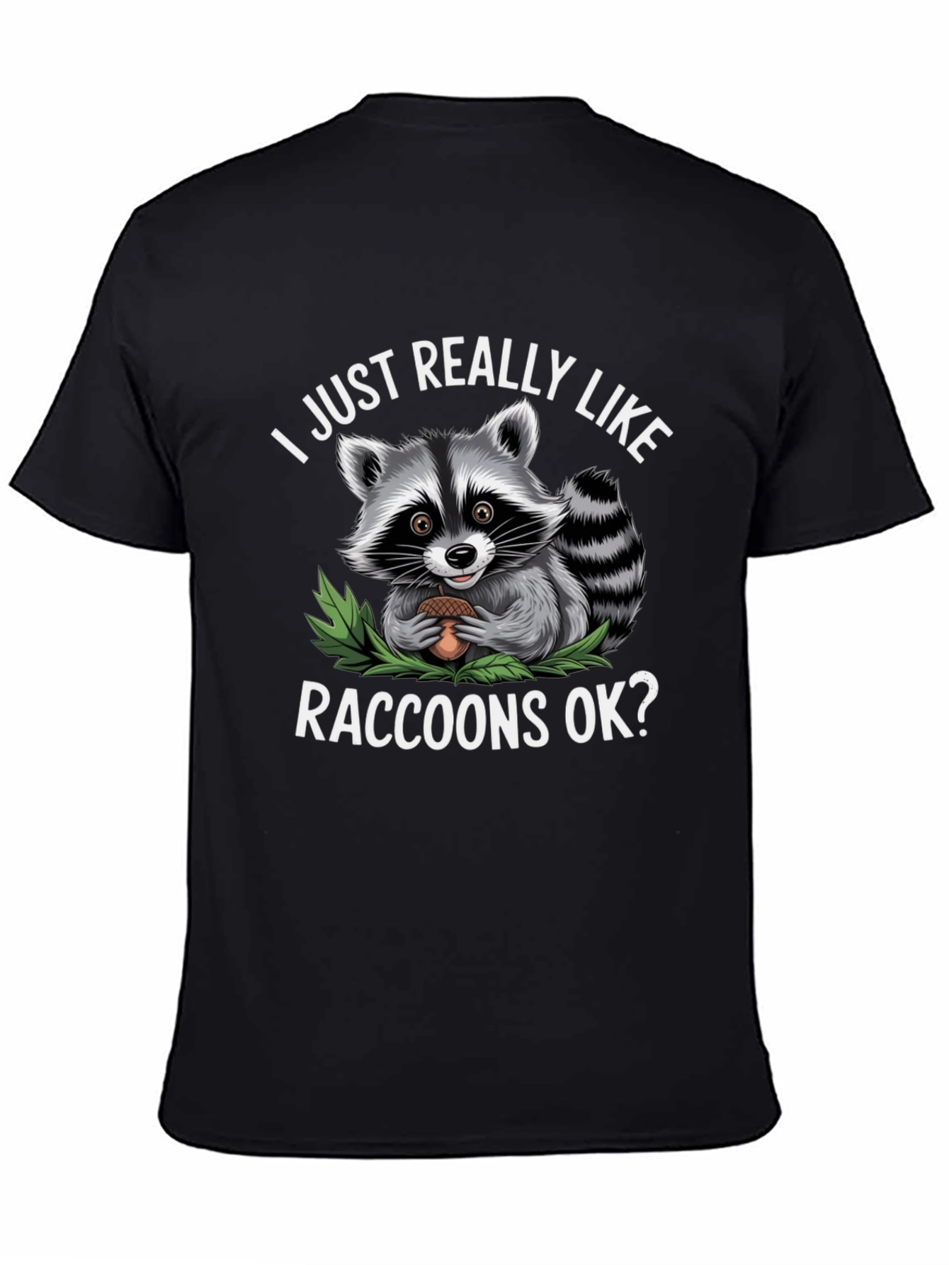 Raccoon Lover T-Shirt - Cute Animal Tee