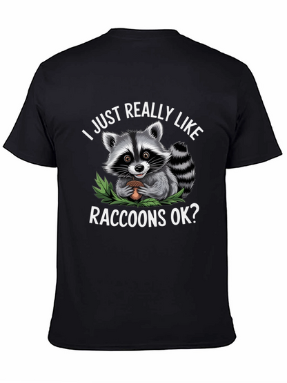 Raccoon Lover T-Shirt - Cute Animal Tee