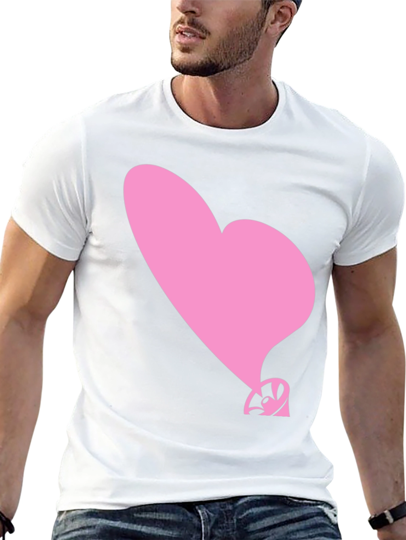 Heart Balloon T-Shirt - Stylish Graphic Tee