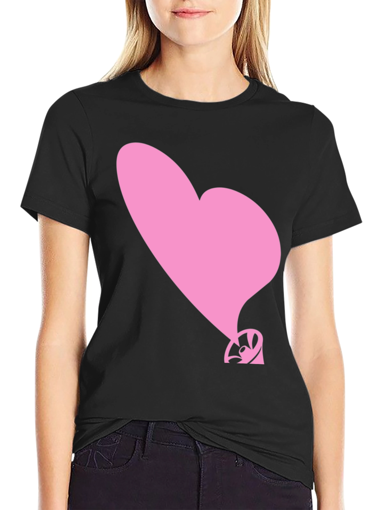 Heart Balloon T-Shirt - Stylish Graphic Tee