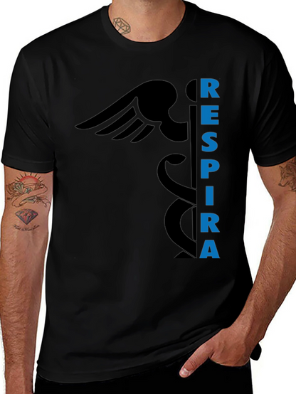 Respire Medical Symbol T-Shirt - Black