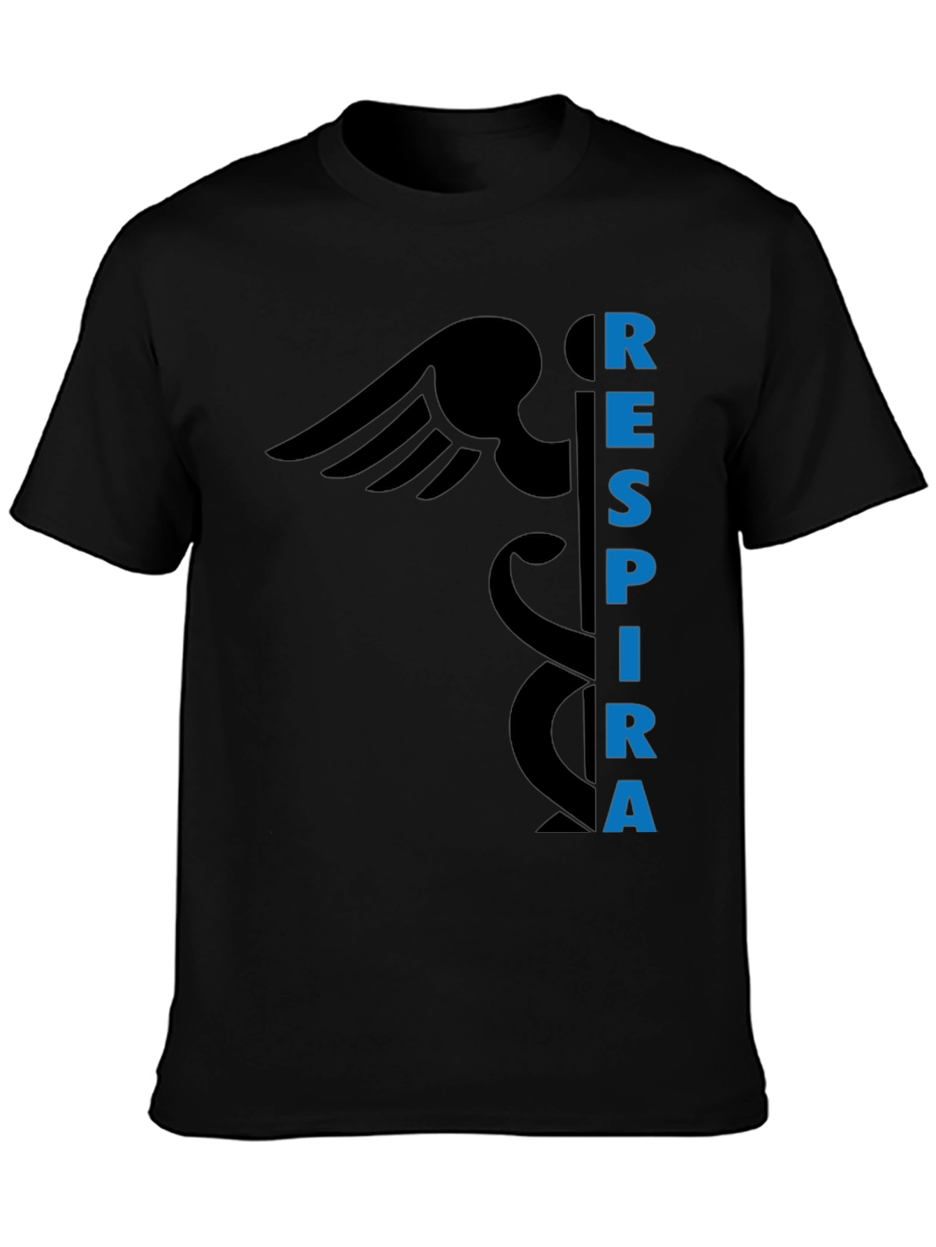 Respire Medical Symbol T-Shirt - Black