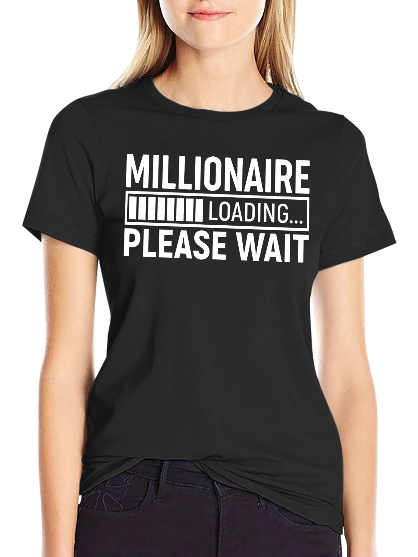 Millionaire Loading T-Shirt - Funny Graphic Tee