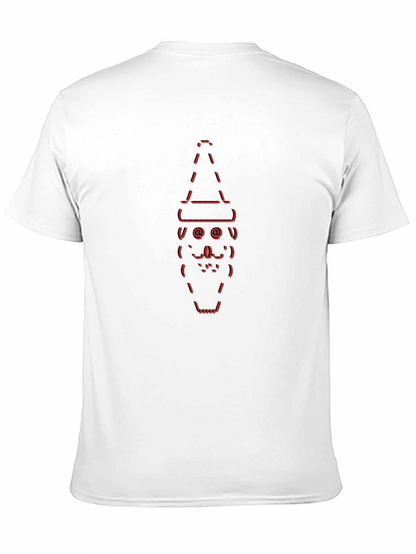 ASCII Santa T-Shirt - Fun Holiday Tee