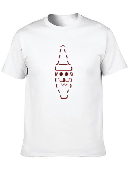 ASCII Santa T-Shirt - Fun Holiday Tee