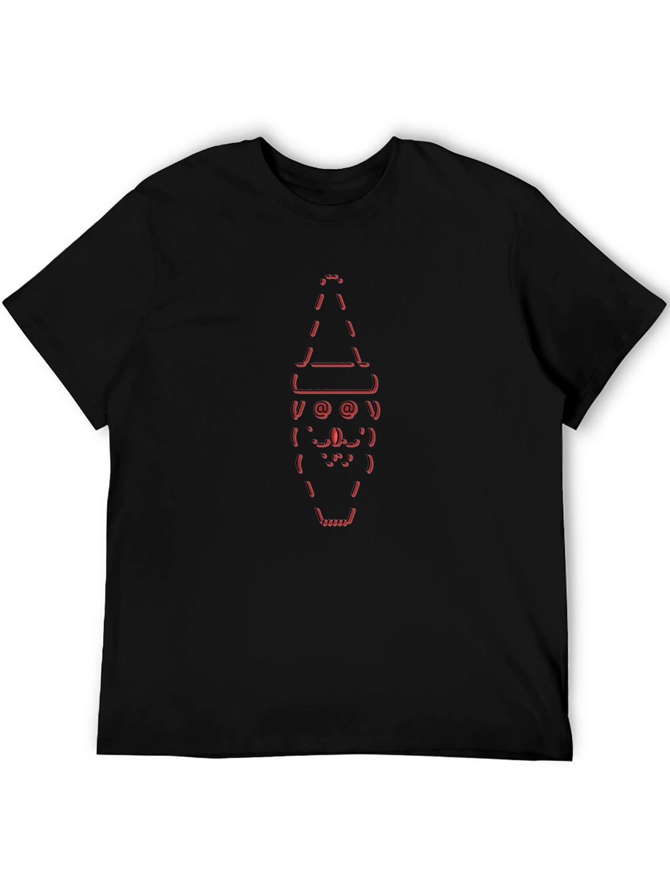 ASCII Santa T-Shirt - Fun Holiday Tee