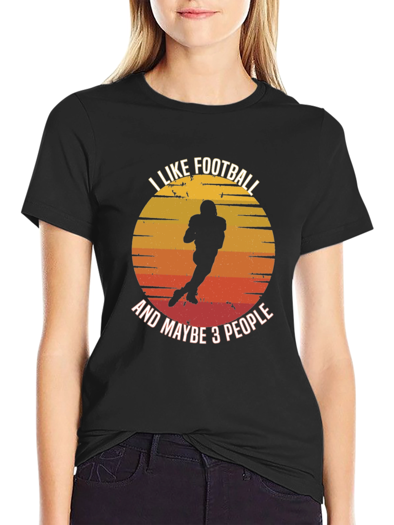 I Like Football And Maybe 3 People T-Shirt