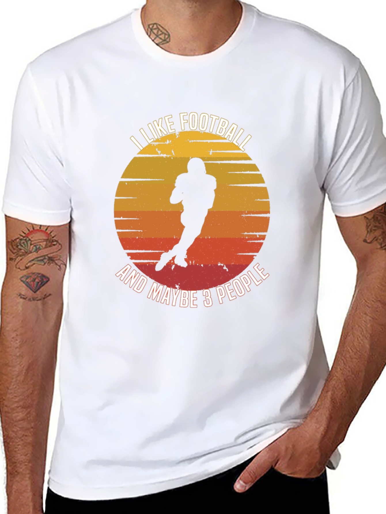 I Like Football And Maybe 3 People T-Shirt