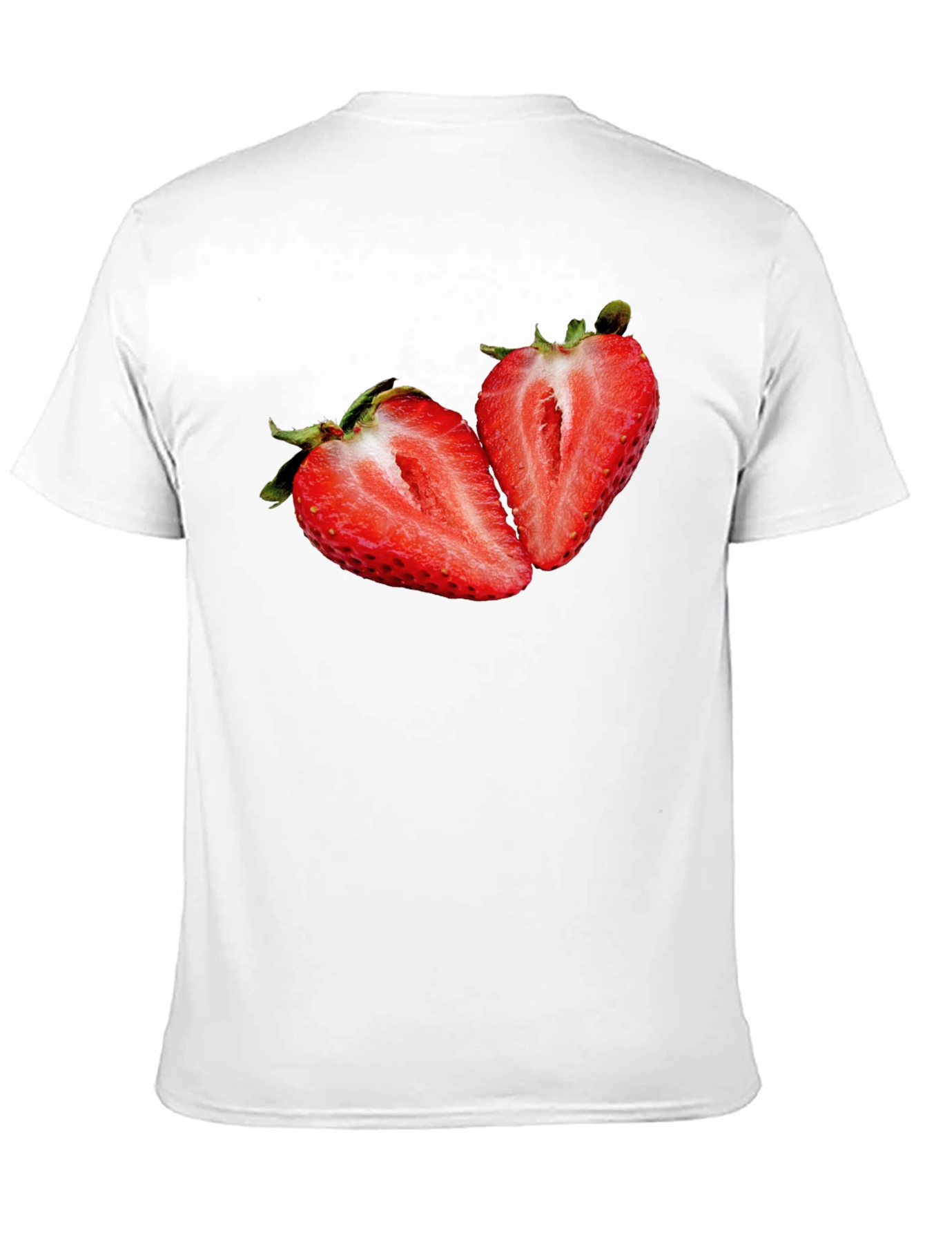 Strawberry Graphic Black T-Shirt