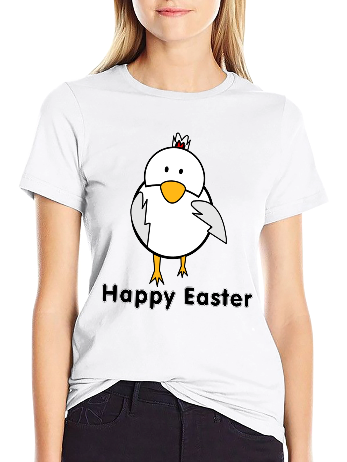 Happy Easter Chick Graphic Tee