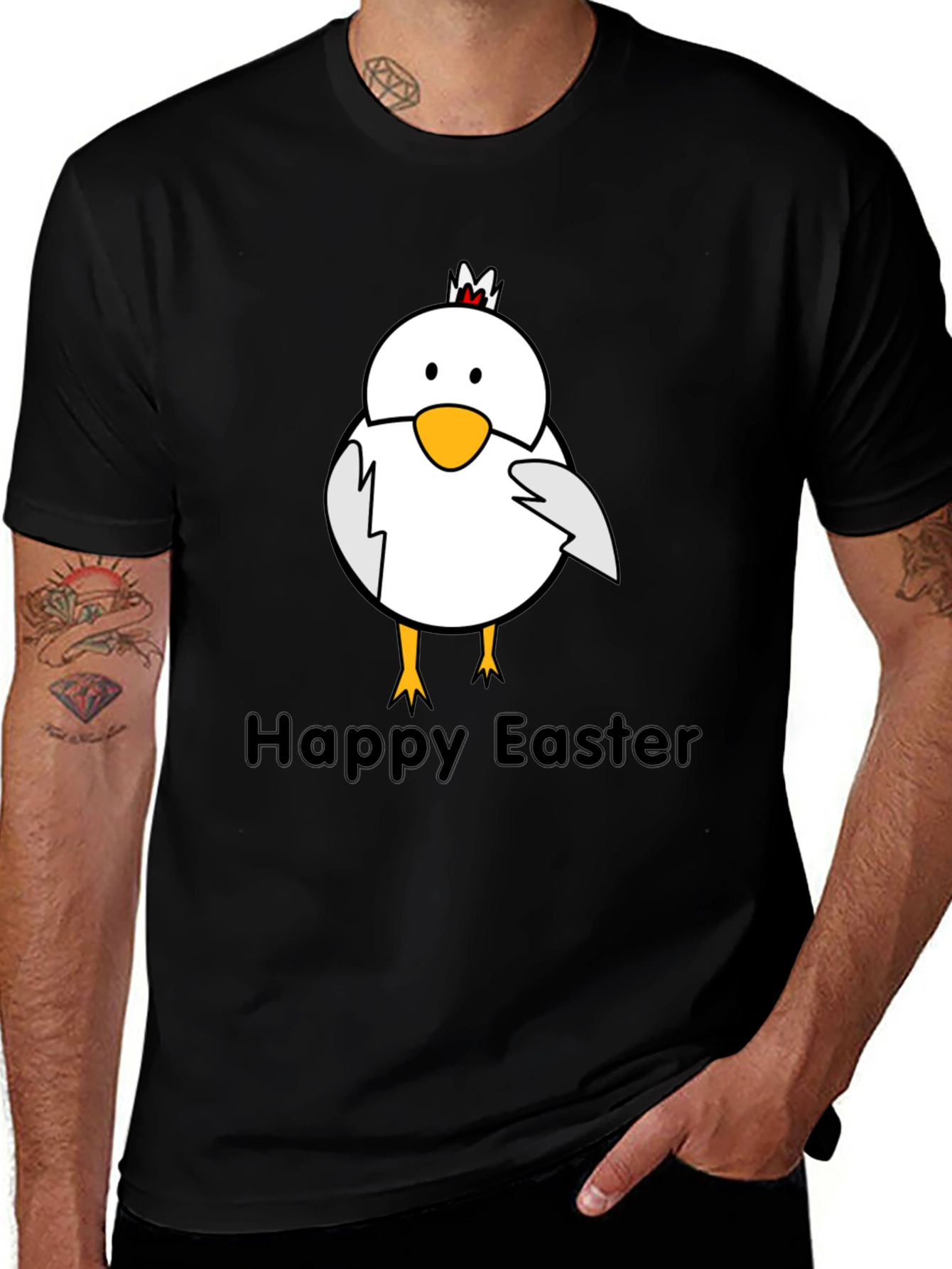 Happy Easter Chick Graphic Tee