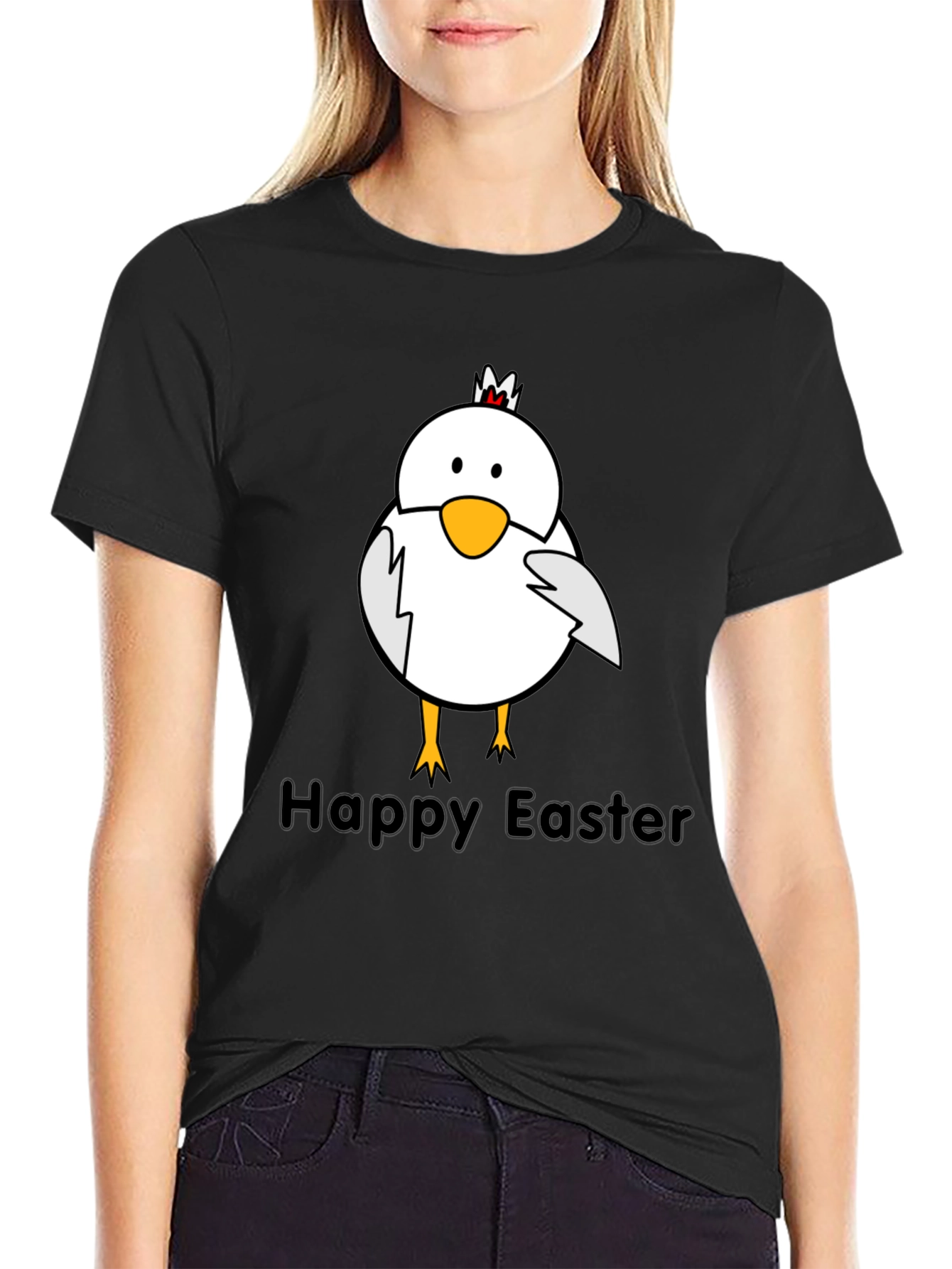 Happy Easter Chick Graphic Tee