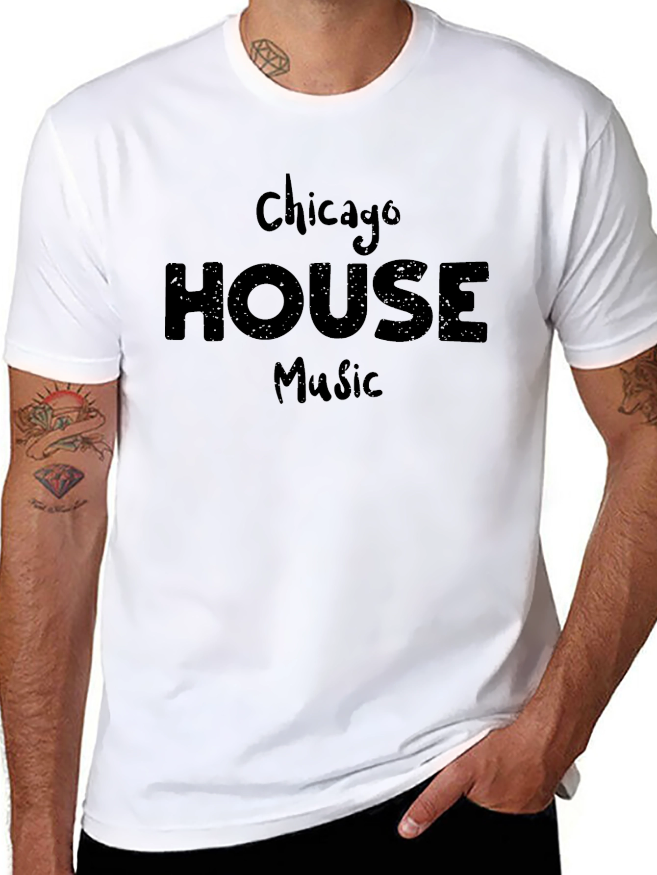 Chicago House Music Graphic T-Shirt