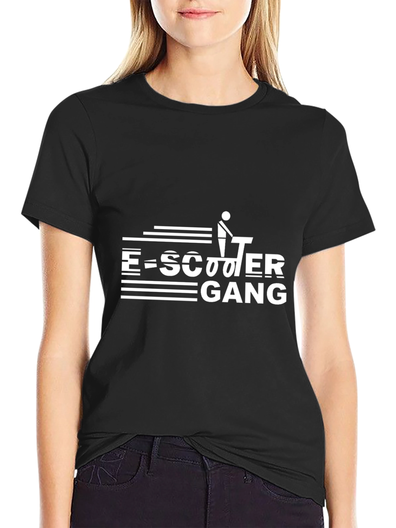 E-Scooter Gang Graphic Tee - Black