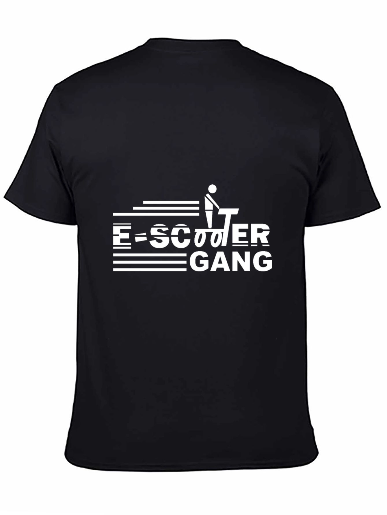 E-Scooter Gang Graphic Tee - Black